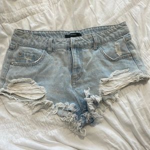 Small denim shorts